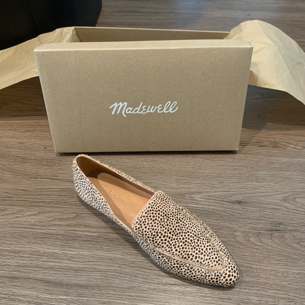 NIB Madewell The Ian Skimmer Flats Spotted